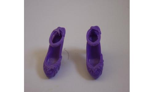 Susi Par Scarpins Roxo Plataforma